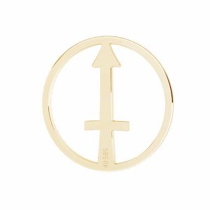 Sagittarius zodiac pendant*gold 585 14K*LKZ14K-50188 - 0,30 12x12 mm