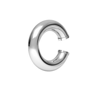 Ear cuff, sterling silver 925, EARRING 044 3,9x10,5 mm