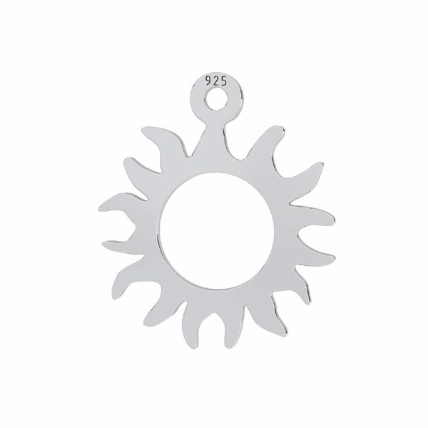 Sun pendant, sterling silver 925, LKM-3130 - 0,50 12,8x14,7 mm