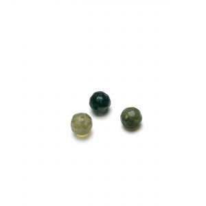 ROUND bead stone, Green fire agate 4 MM GAVBARI, semi-precious stone