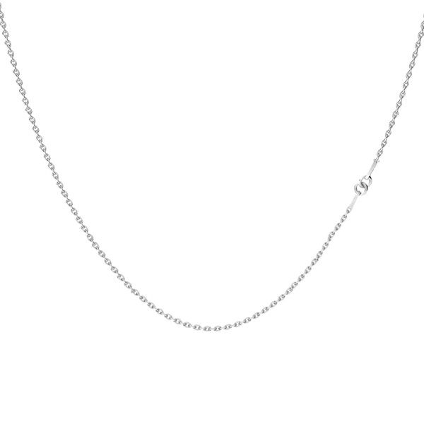 Necklace base, sterling silver 925, A 030 CHAIN 62 40 cm