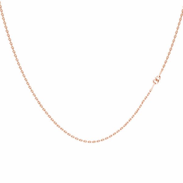 Necklace base, sterling silver 925, A 030 CHAIN 62 40 cm