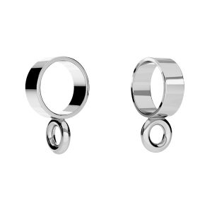 Round spacer beads 5mm, sterling silver 925, EL 5x2,15 mm
