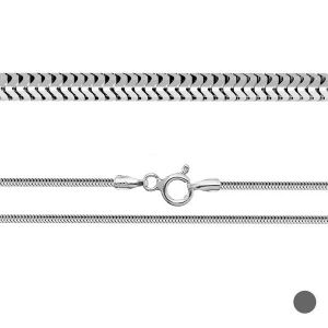 Flexible snake chain*sterling silver 925*CSTD 1,4 19 cm