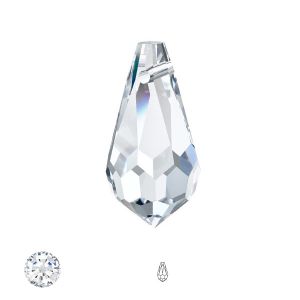 Drop pendant, 984 6,5x13 mm Crystal, Preciosa