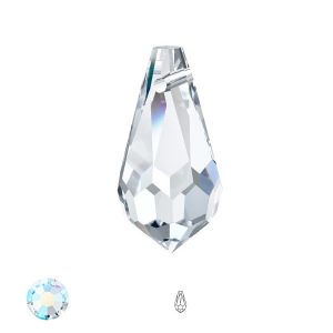 Drop pendant, 984 6,5x13 mm Crystal AB, Preciosa