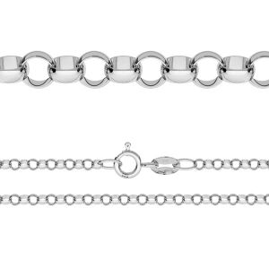 Round rolo chain*sterling silver 925*ROLO 035 (40 cm)