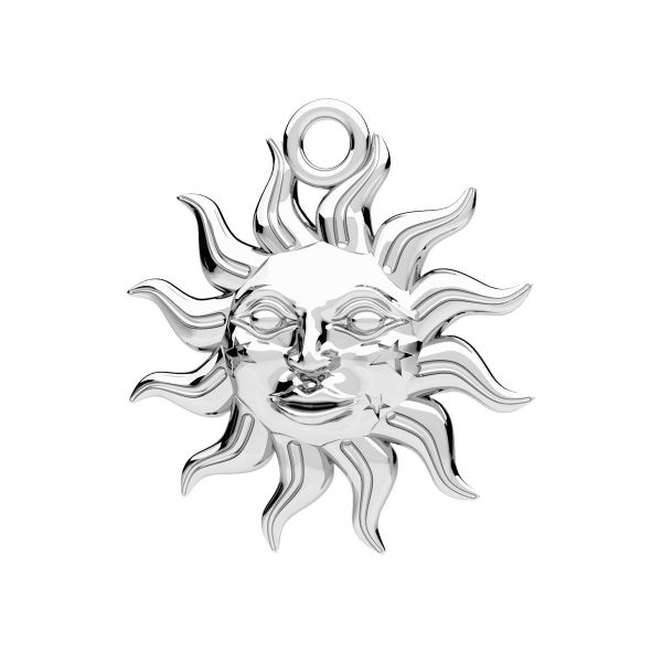 Sun pendant, sterling silver 925, ODL-01111 16,5x19,3 mm