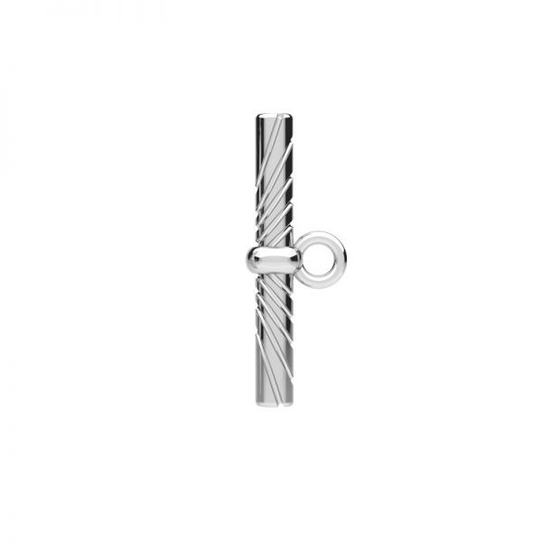 Toggle clasp element*sterling silver 925*ZAM 5  EL B / ODL-01170 2,5x19,2 mm