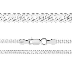 Rombo chain 0,6 cm*sterling silver 925*RD 100 6L (38 cm)