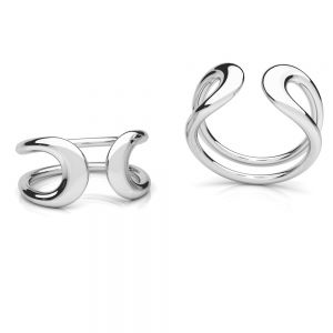 Drop ring*sterling silver*U-RING ODL-01228 10x20,6 mm