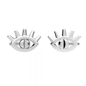 Eye of the Prophet post earring, sterling silver 925, KLS ODL-01217 6,9x10,3 mm