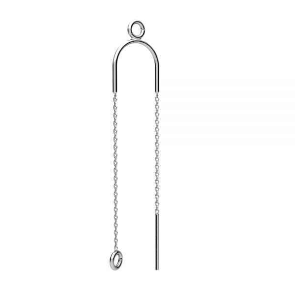 Cable anchor chain earring (base), KLA-37