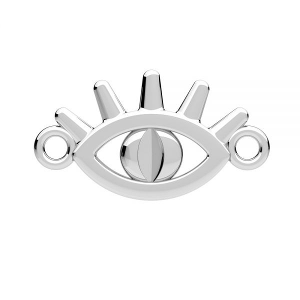 Eye of the Prophet pendant connector, sterling silver 925, ODL-01216 10,5x19,4 mm