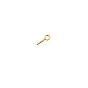 Headpins with hook*AU 585,14K*SZPO - 0,70 (10 mm)