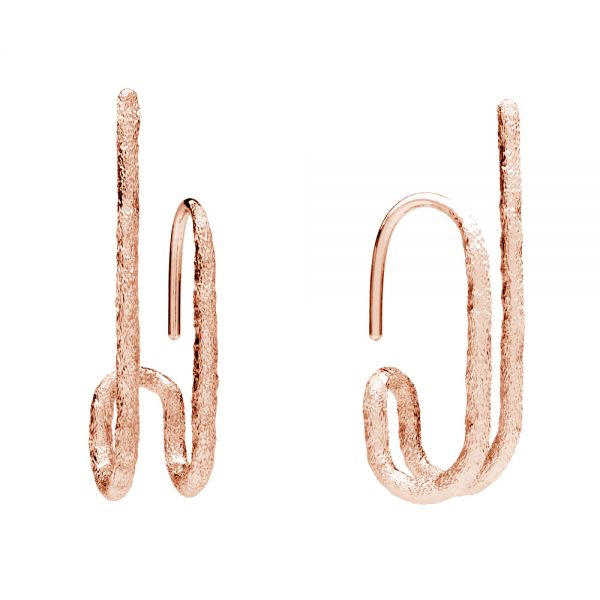 Earrings, sterling silver 925, KLS OWS-00444 7x29 mm (L+P)