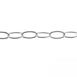 Craft Rolo Oval 1x11,5 mm - sterling silver bulk chain