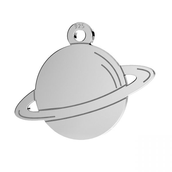 Pendant planet Saturn*sterling silver 925*LKM-3182 - 05 12,2x15,1 mm