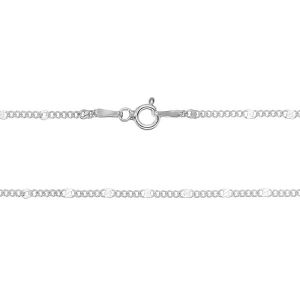 Grumetta chain federing clasp*sterling silver 925*M/G045 F0,5 45 cm