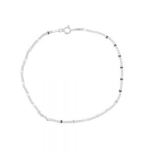 Grumetta bracelet, federing clasp*sterling silver 925*M/G045 F0,5 19 cm