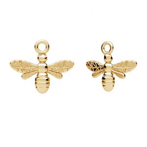 Bee pendant*gold 585*ODLZ-00013 11,5x13,7 mm