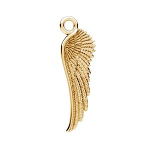 Angel wing pendant*gold 585*ODLZ-00162 6x18,5 mm