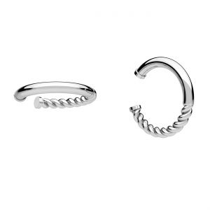 Ear cuff, sterling silver 925, KLN ODL-01372 1,6x12,9 mm