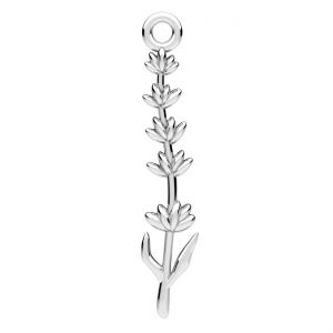 Lavender flower pendant*sterling silver 925*ODL-01371 5x26,1 mm