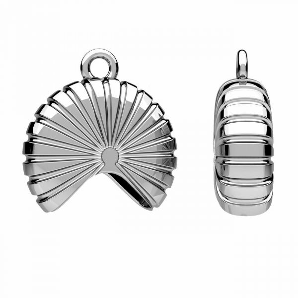 Shell pendant*sterling silver 925*OWS-00591 14,7x15 mm