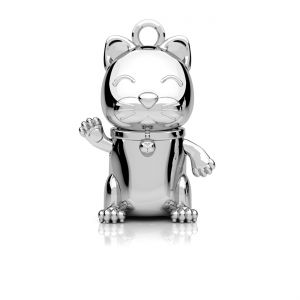 Cat pendant, silver 925, OWS-00579 12,8x18,7 mm