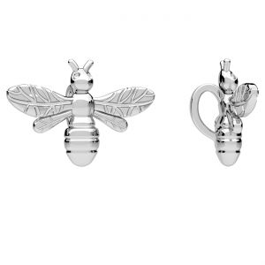 Bee pendant, sterling silver 925, ODL-01425 11,2x16,3 mm