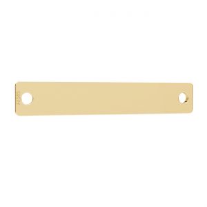 Rectangle gold 14K pendant*aur 585*LKZ14K-50272 - 0,30 4,5x25 mm