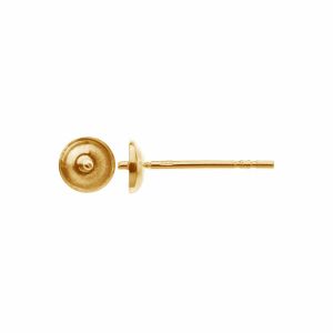 Post for earrings*gold 585 14k*GGWKS 3 3x12 mm