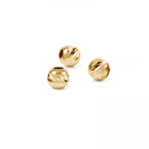 DS P2LZ 2,0 F:0,9, Diamond slash ball spacer 2mm gold 14K 