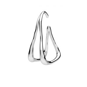 Triangle ear cuff, sterling silver 925, KLN OWS-00713 2x21,5 mm