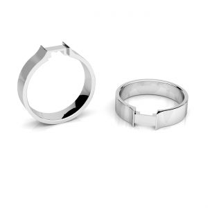 Signet ring - with a replaceable pendant, sterling silver 925*RING OWS-00467 4,4x20 mm R-13