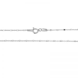 Forzatina diamond cut with cube chain necklace, sterling silver 925, AD 030 FQD 40 cm