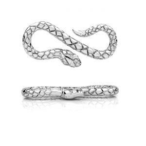 Snake pendant - infinity sign*sterling silver 925*ODL-01529 8,7x18,7 mm
