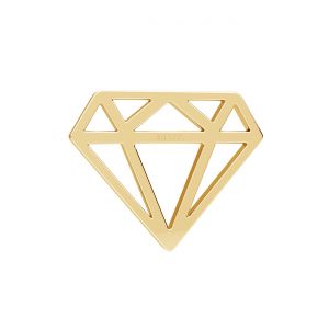 Diamond pendant*gold 585*LKZ14K-50289 - 0,30 9,7x12 mm