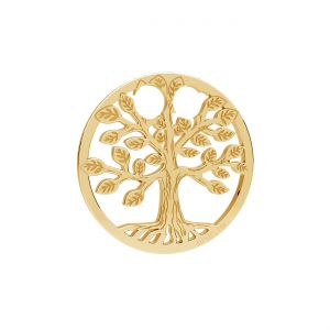 Tree of life pendant*gold 585*LKZ14K-50288 - 0,30 13x13 mm