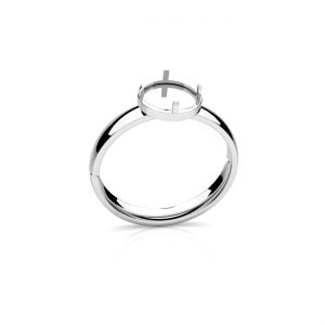 Universal ring with large resin setting*sterling silver AG 925*U-RING OWS-01032 7,3x7,3mm
