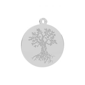 Pendant - tree of life*sterling silver AG 925*LKM-3455 - 0,50 16x18,2 mm