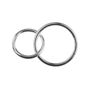 Double soldered rings KCZ-1.50x15.00x9.50*sterling silver AG 925*KCZ 1,50x15,0x9,50 mm