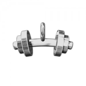 Pendant - dumbbell*sterling silver AG 925*S-CHARM 205  