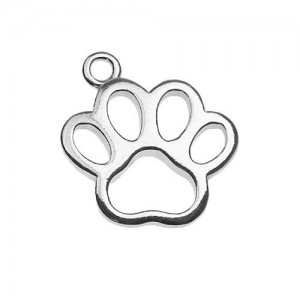 Pendant - dog paw*sterling silver AG 925*S-CHARM 220  