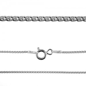 Spiga chain with clasp*sterling silver AG 925*SPQ025N - 45 cm