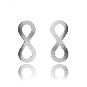 Stud earring - infinity*sterling silver AG 925*SZ 158