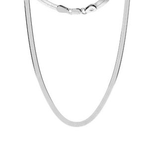 Flat snake chain*sterling silver 925*MAG 035 40 cm