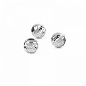 Bead with an open ring for CHARMS*sterling silver AG 925*OVD 3x4,5 mm