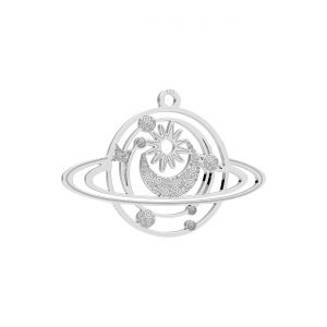 Pendant - solar system*sterling silver AG 925*LKM-3474 - 0,50 17x24,6 mm